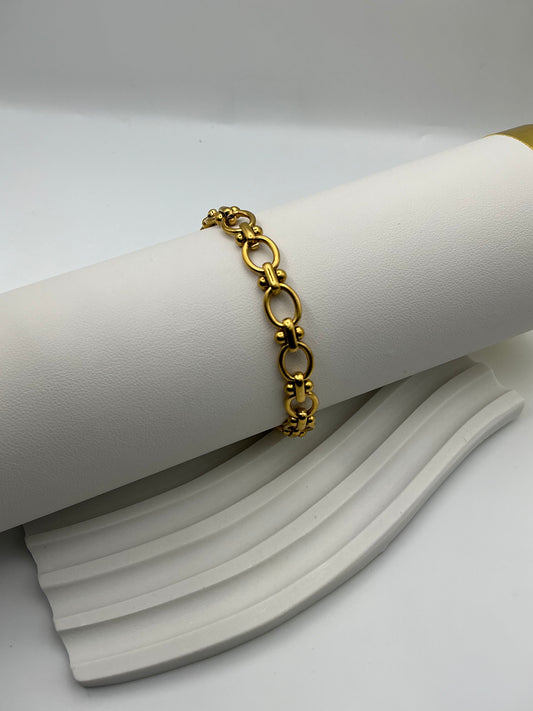 Bisou Gold Chain Bracelet