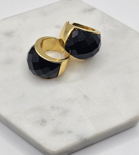 Black Stone ring