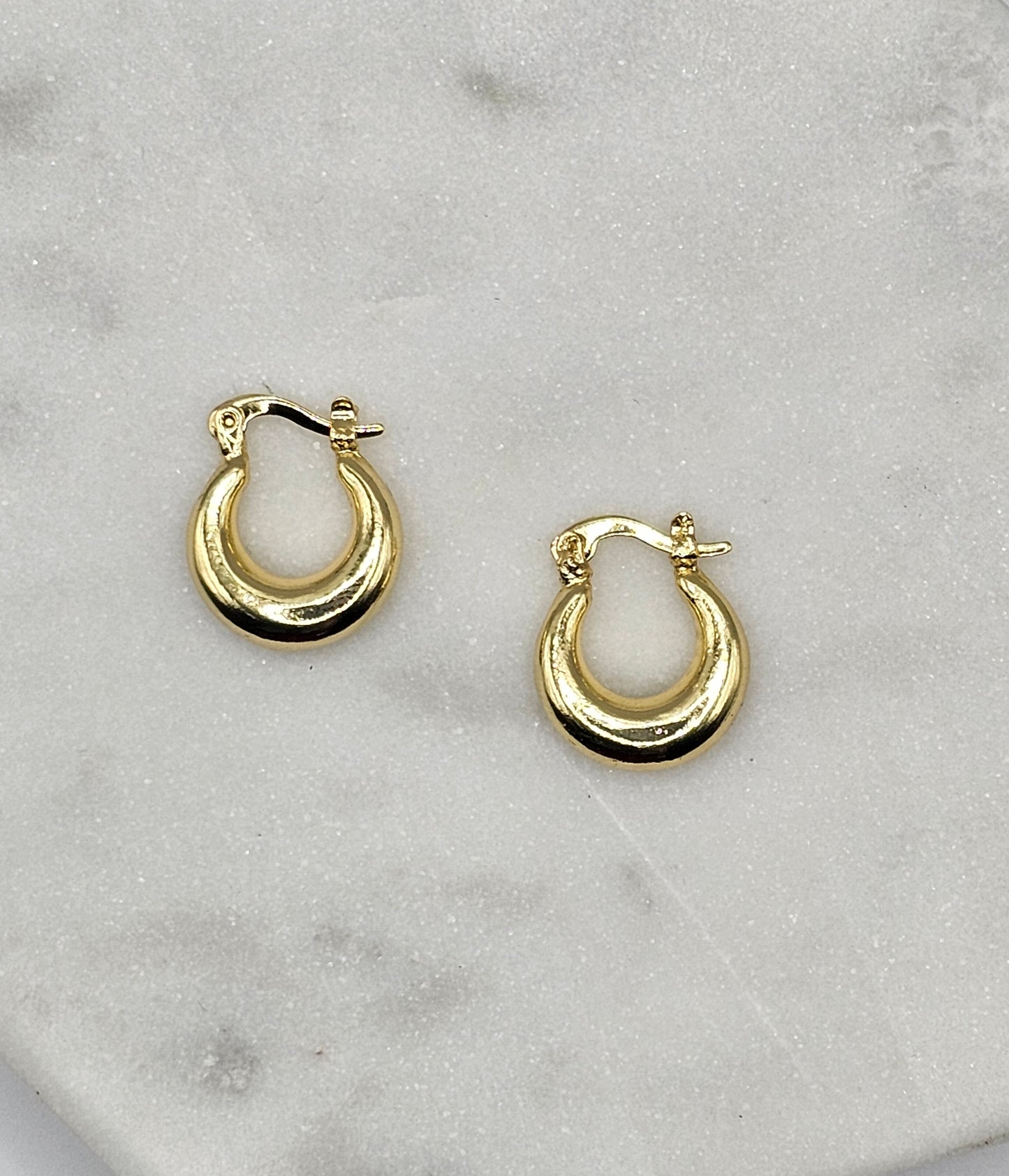 Mini Gold Hoops Earrings