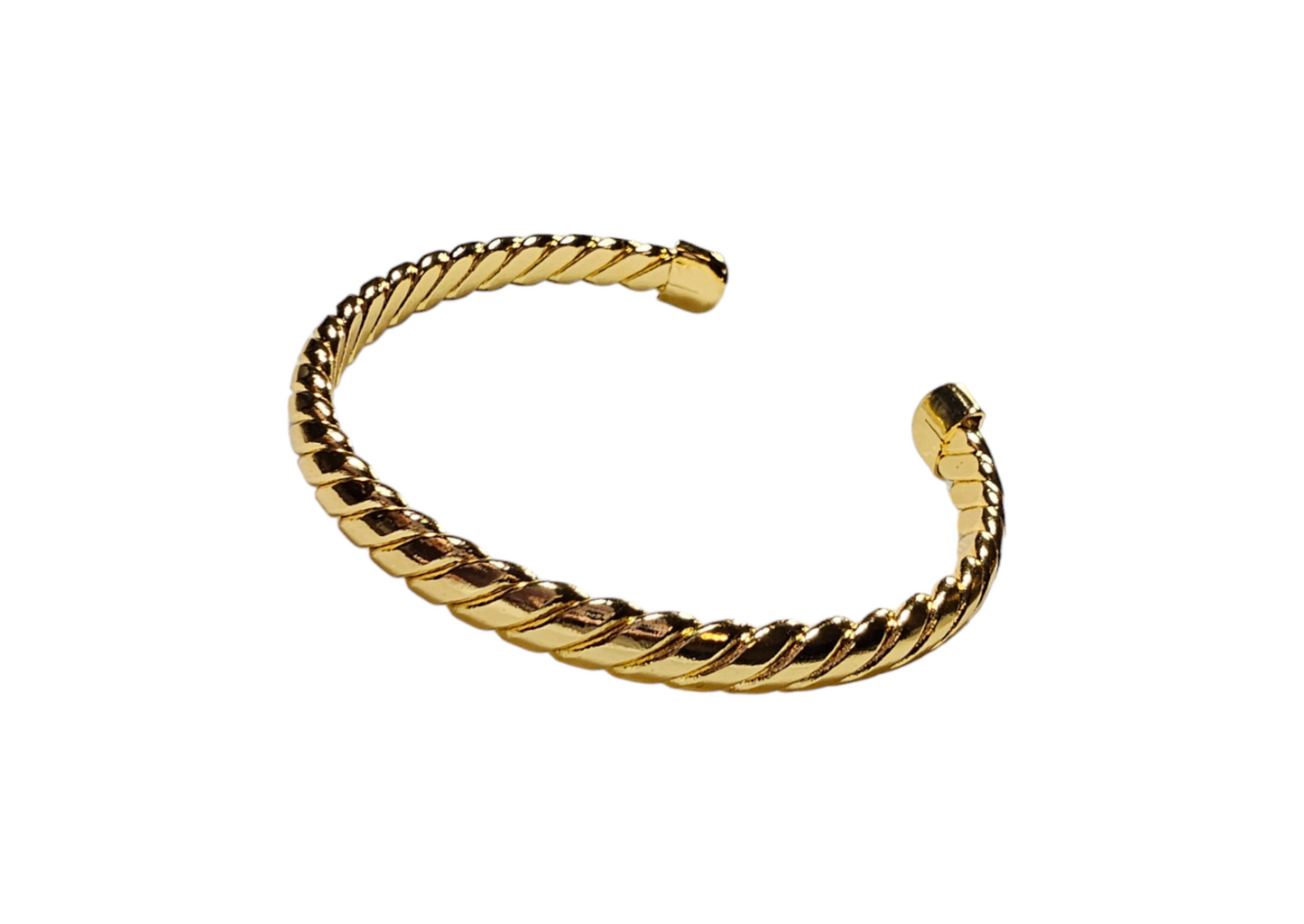 Golden Croissant Bangle